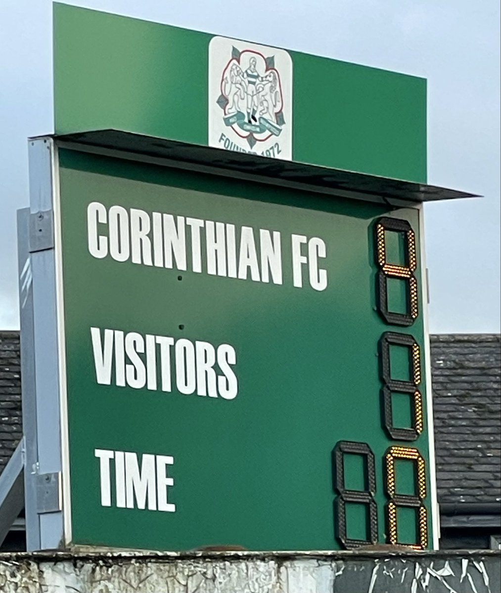 Full time <a href="/CorinthianFC/">Corinthian FC</a> 4 Faversham Strike Force 1. Our bid for European football remains alive. Ish. All very straightforward, all very engaging. We’re currently running three laps of their sub to warm down. Could take a while.