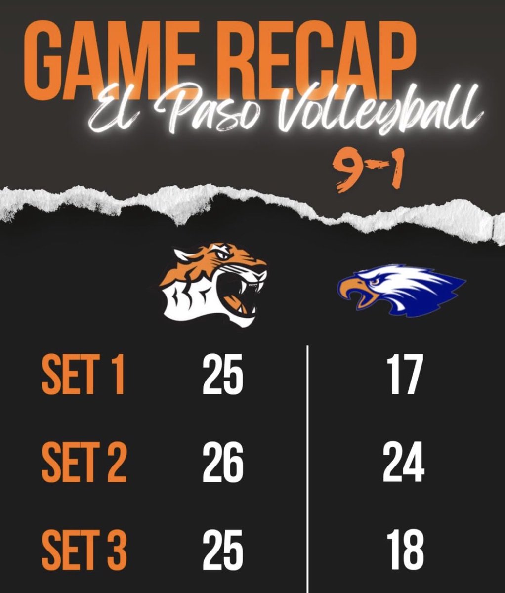 El Paso High School Volleyball tweet media