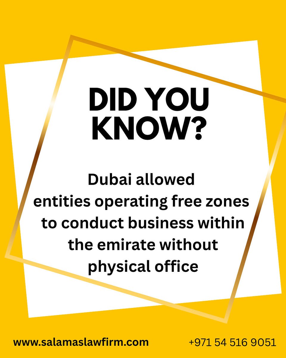 SALAMASgroup's tweet photo. Dubai Freezone: where your business begins 🇦🇪 https://t.co/TDFlYC3lPC