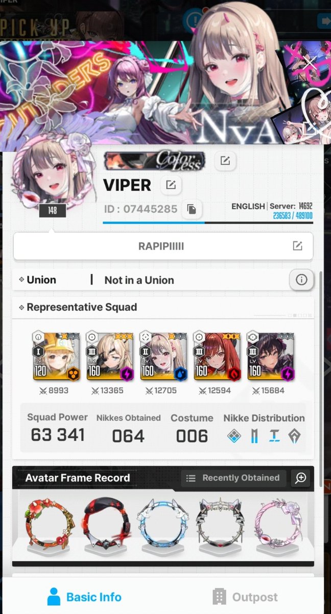 ViperSaveFile's tweet image. Feel free to add me Ooomfs!!!
(▰˘◡˘▰)