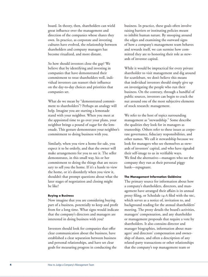 F_Compounders's tweet image. How to Judge a Company’s Management Team