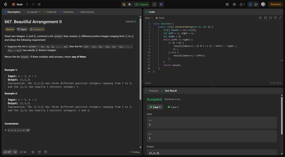 madhavtiwari24's tweet image. Day 178of #365DaysOfLeetCode ✅Just solved LeetCode problem No.  533! Let’s keep pushing!📷#LeetCode #CodingChallenge #ProblemSolving
