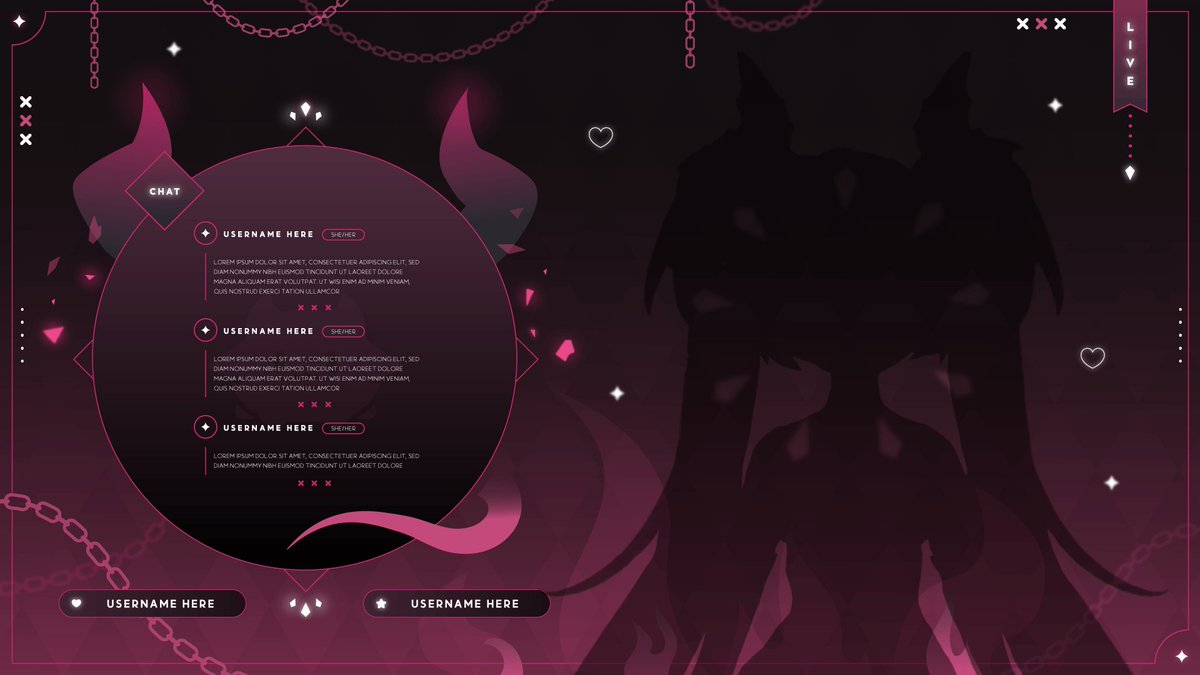 nenecostudio's tweet photo. FREE OVERLAYS!
I got a heavy art block so I need some vtubers to make overlays for free.
Just drop your png in the comments and I'll choose two designs that inspire me :3

#Vtuber https://t.co/t9SaM54Plg