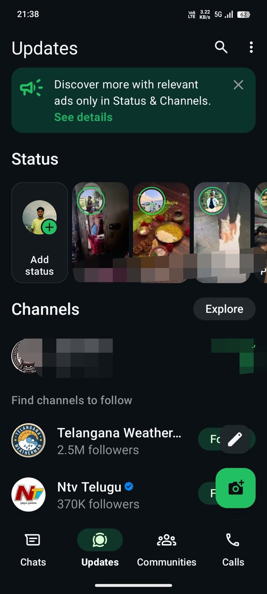 PRK_dev's tweet image. Now enjoy "relevant ads" on WhatsApp. It's time for a switch