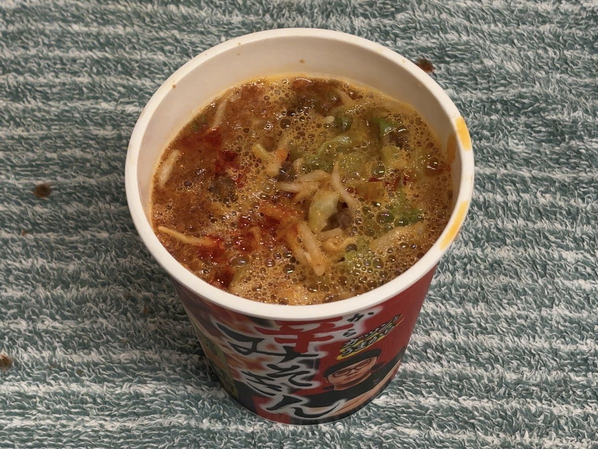 hrikkr_yamisame's tweet image. 辛みそきん食べる