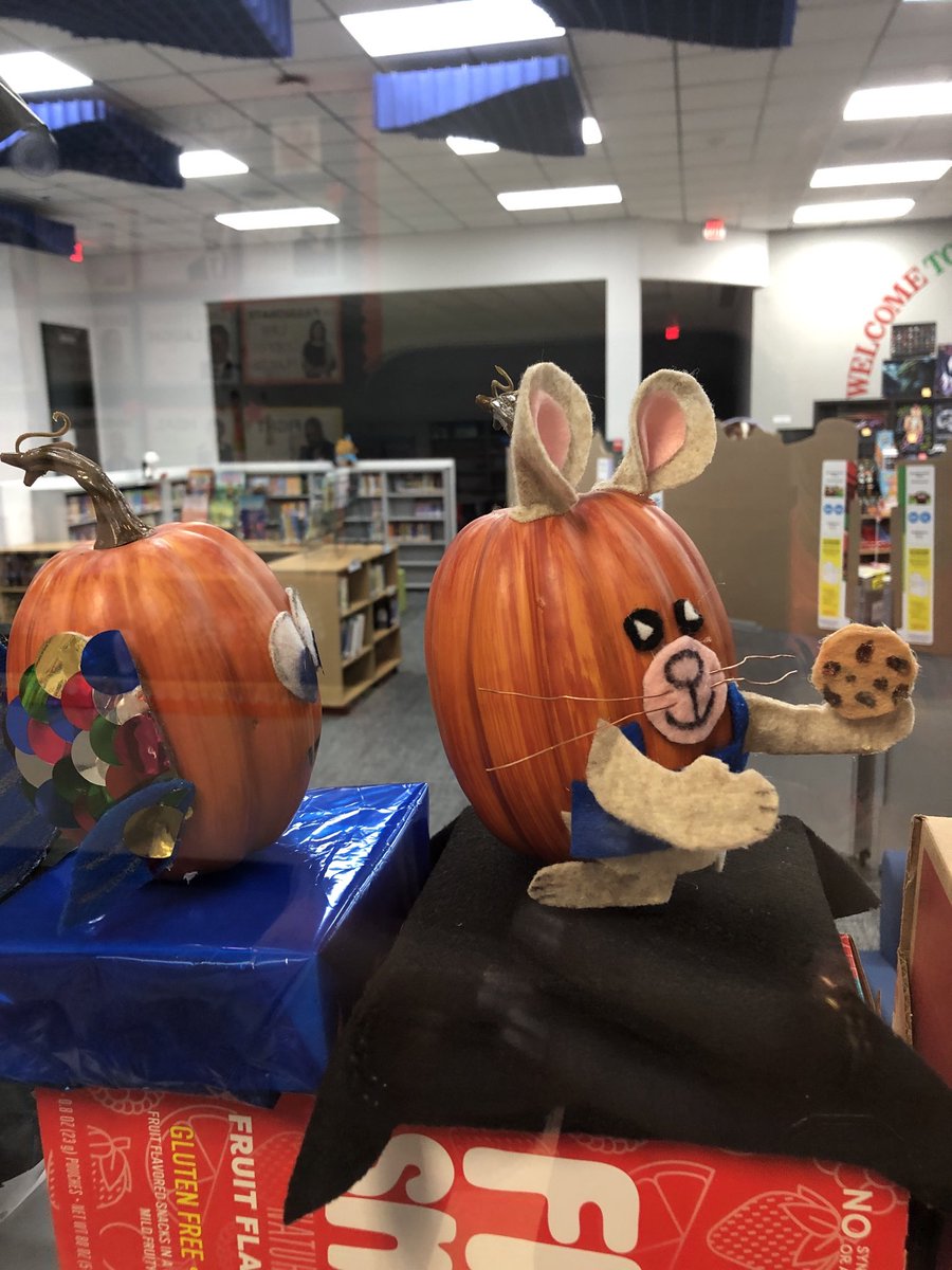 The pumpkins are coming!  So excited to see all the creativity of our students!?Remember to bring your book character pumpkin by October 31st to participate in the contest.<a href="/bush_library/">Bush Library</a> <a href="/Alief_Libraries/">AliefLibraries</a> <a href="/ajbushelem/">Bush Elementary</a>