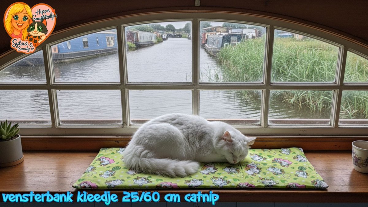 HSnuffelzakjes's tweet image. Vind jouw #kat het fijn om op de vensterbank kleedjes/kussen van Hippe snuffelzakjes een #musthave voor je kat! hippesnuffelzakjes.nl Gevuld met #catnip
