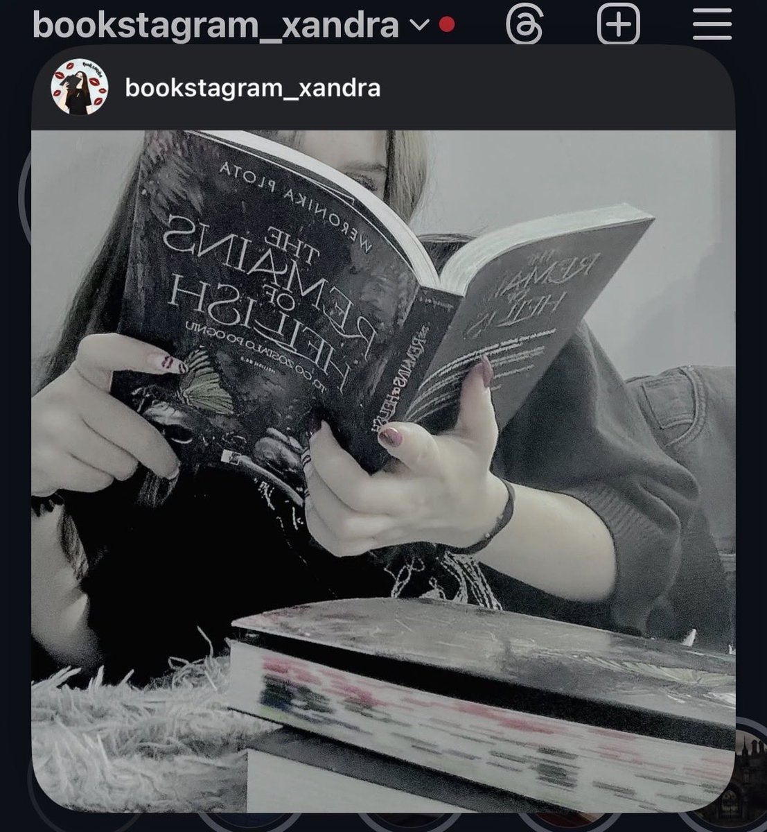 Xandra835's tweet image. Recenzja #theremainsofhellish już na moim profilu 💋🤍 

#troh #tweeteroweksiazkary