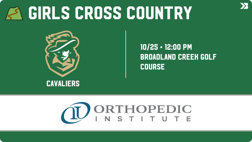 Girls Cross Country (Varsity) Meet Day! - Check out the event preview for the Sioux Falls Jefferson Cavaliers. It starts at 12:00 PM and is at Broadland Creek Golf Course. gobound.com/sd/sdhsaa/girl…