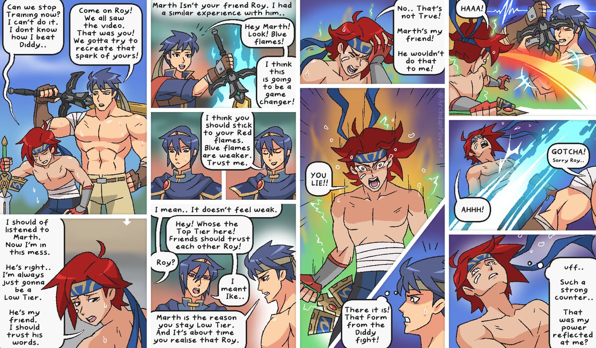 Super Smash Bros Ultimate! Smash Ultimate comic! Lonely Roy series 3 episode 17: Ike's Sympathy #SmashBros #SuperSmashBros #SSBU