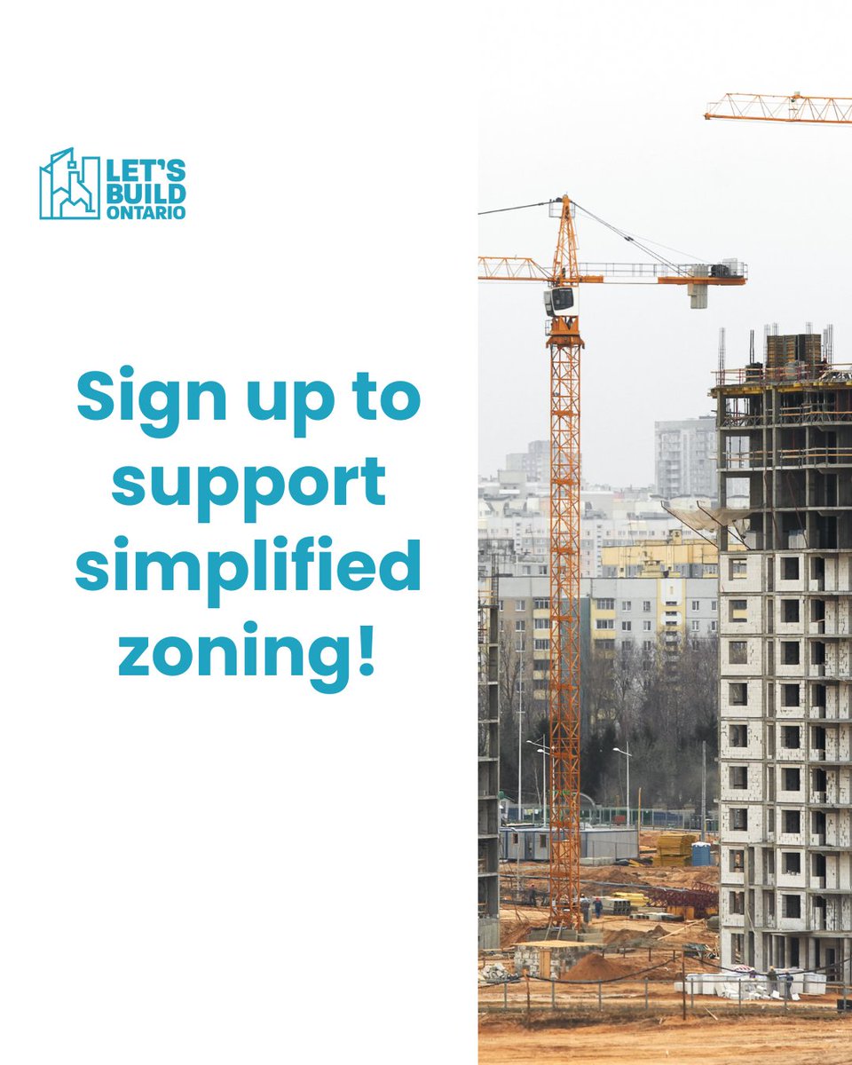 Restrictive zoning is holding back housing supply. Outdated, complex rules make it hard to build higher‑density housing where it’s needed most. Simplifying zoning is a practical first step to unlock more sustainable, balanced housing options across
Ontario.

Sign up to support
