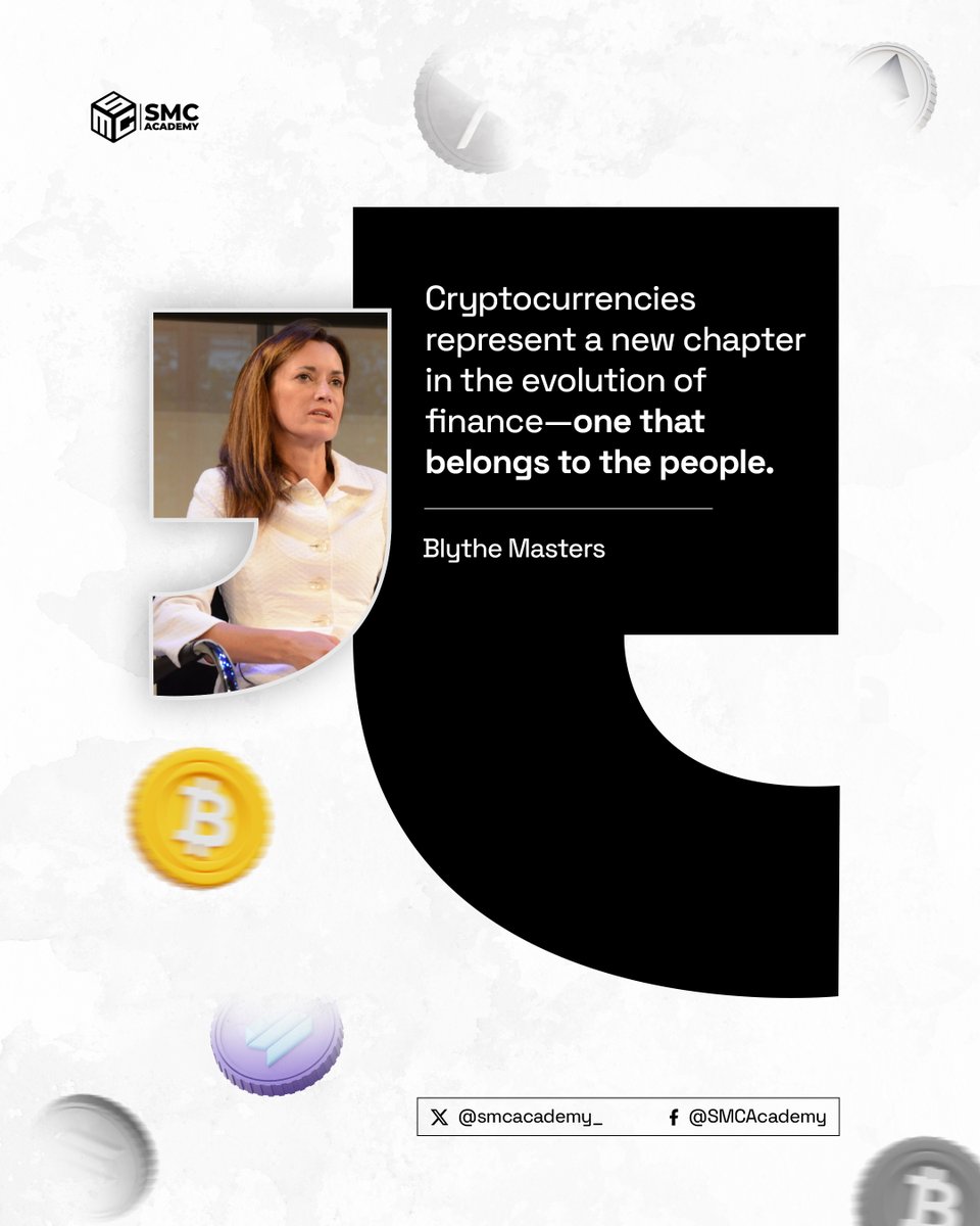 smcacademy_'s tweet image. Crypto is more than coins; it’s control.

No gatekeepers. Just people building wealth their own way.
#FutureOfFinance
#CryptoForEveryone