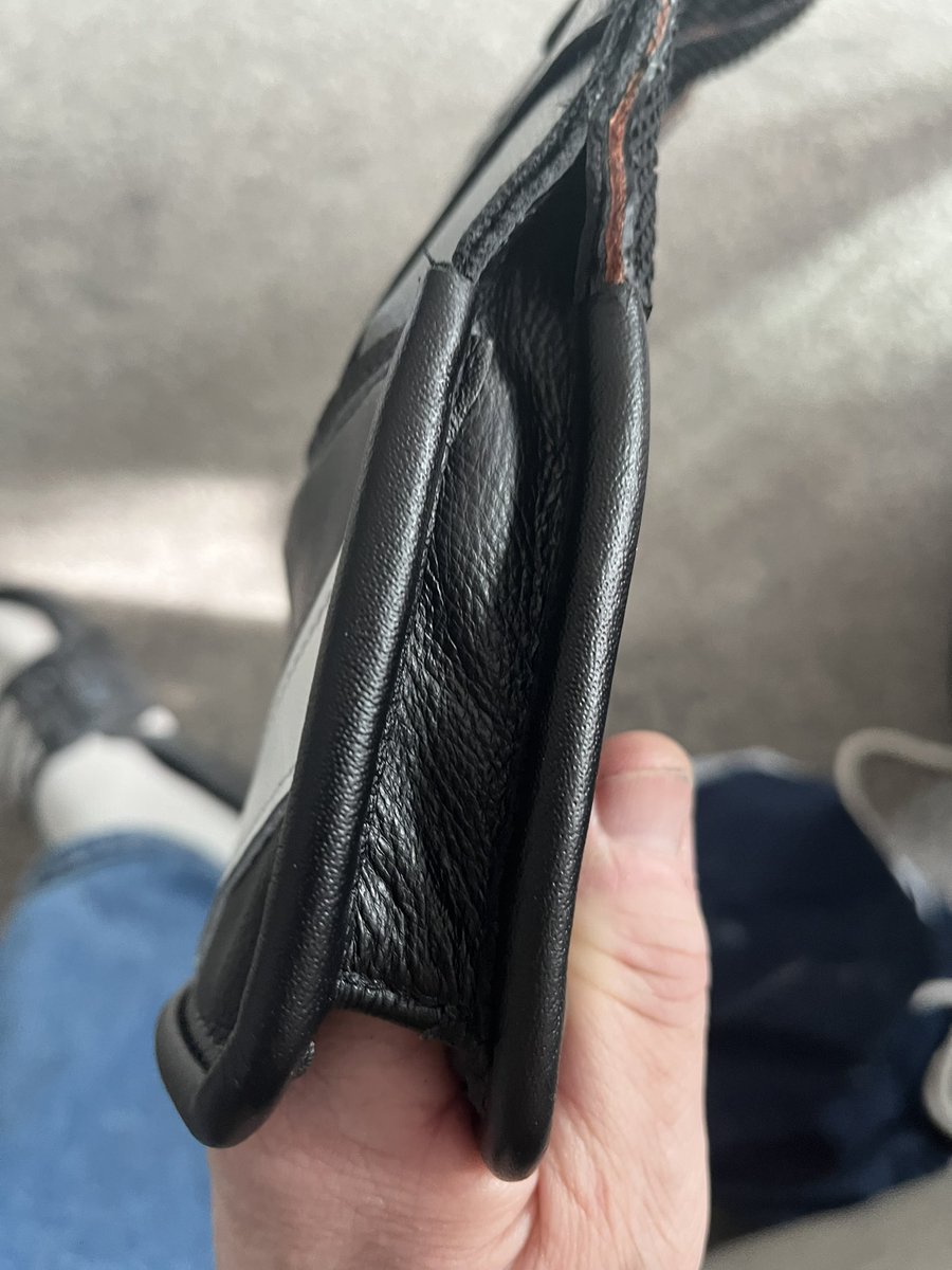 A few Bespoke gloves gone out this week.First pair for John. Very Classic Black with the original White name flash. Little gusset on the inside edge of the cuff to allow for thicker wristband.<a href="/WK_Union/">Wicketkeeper's Union</a>
<a href="/KeeperCourt/">Wicket Keepers Court.</a>