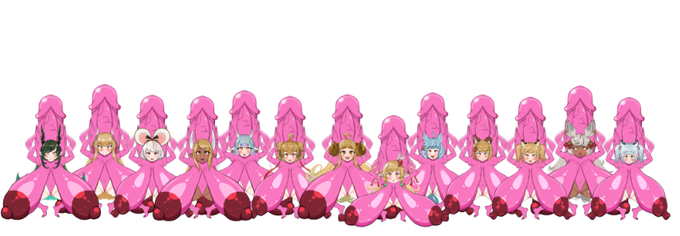 一人入ってなかったーーー!!!
全員集合!!!とりあえず並べてみた 