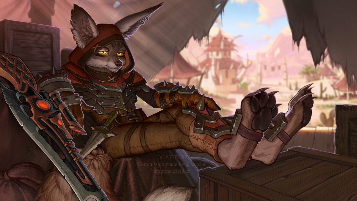 Completed illustration for <a href="/azrasiel/">Azrasiel 🔞</a> 

#WarcraftArt #vulpera