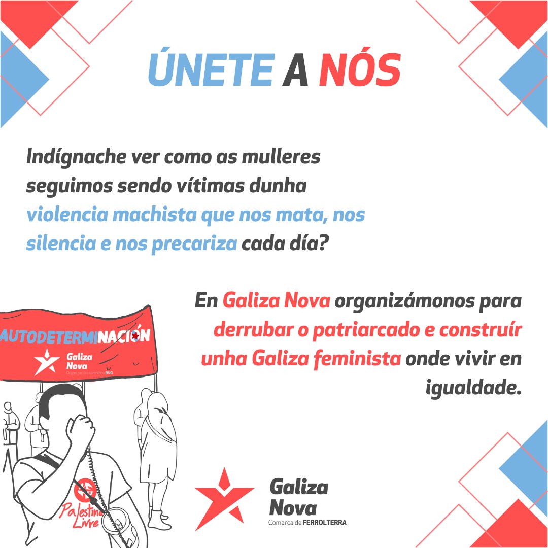 Es das comarcas de Ferrolterra, Eume ou Ortegal e quereste organizar coa mocidade soberanista galega?

Contacta connosco!👇🏼

Correo: galizanovaferrolterra@gmail.com
Ig: galizanova_ferrolterra
X: GN_Ferrolterra