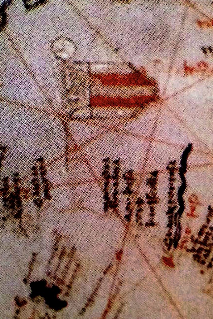 Vas de valencià i no saps res dels símbols valencians. Les barres amb cimera del drac són del rei Pere el Cerimoniós, nat a Catalunya, Jaume I mai la dugué. I la senyera coronà tb és x privilegi del mateix rei Pere com explica el Consell dels jurats el 1377 i veure portolà 1423.