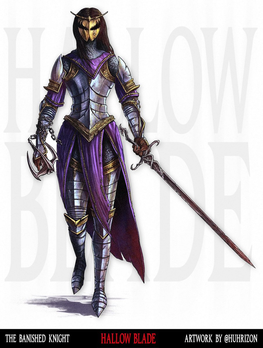「THE BANISHED KNIGHT」//  HALLOW BLADE

Concept art by <a href="/huhrizon/">𝐇𝐀𝐑𝐑𝐘</a>