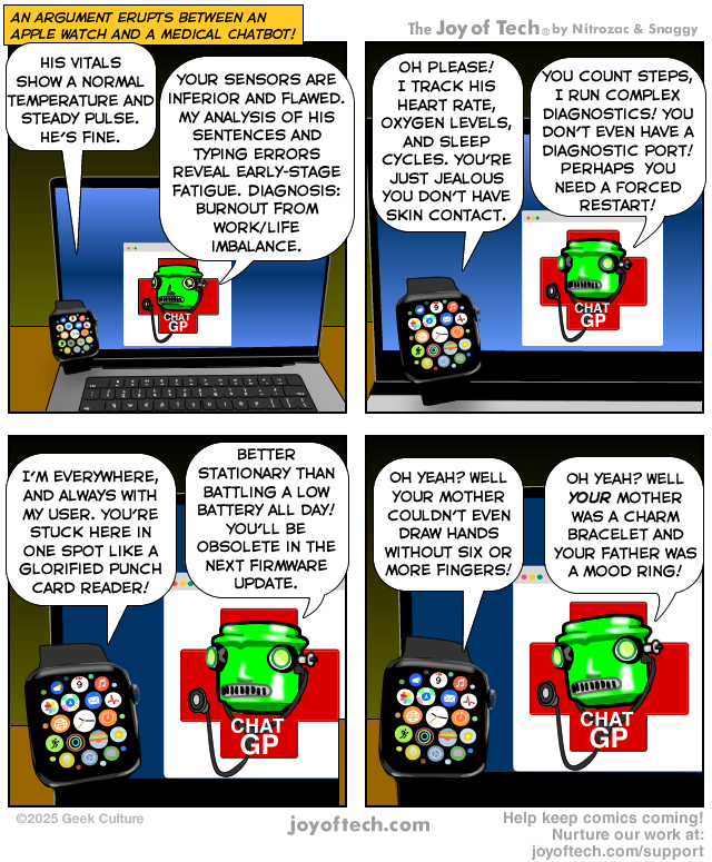 swifttechllc's tweet image. Joy of Tech | Diagnostic Disagreement.