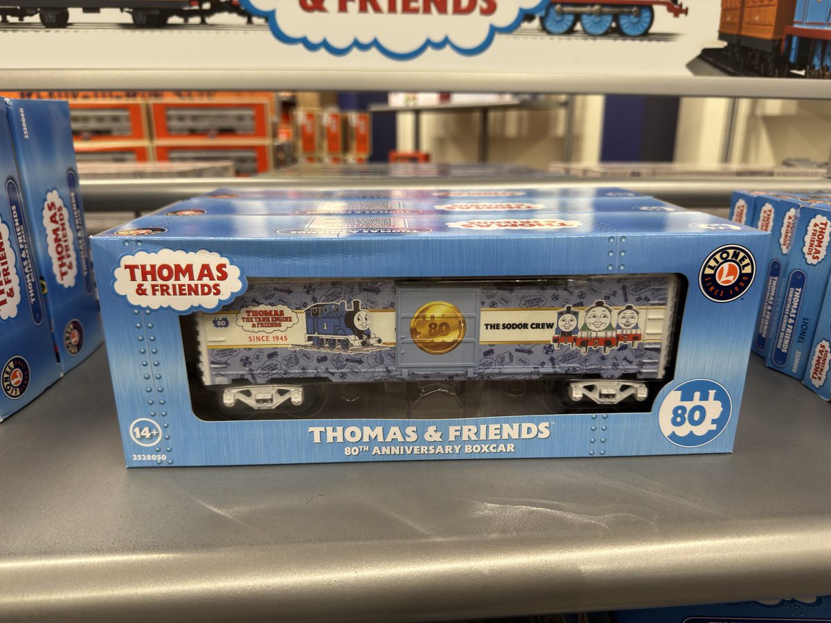 TheIvoHughModel's tweet image. 80th ANNIVERSARY LIONEL BOX CAR FOUND IN NC🥳🥳🥳

@thomasmerchnews