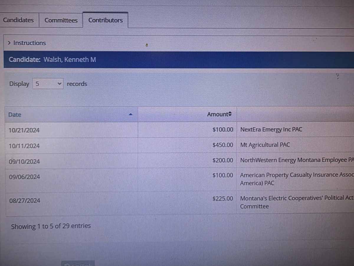 🚨Ken Walsh of Montana HD69🚨

Is receiving contributions from NextEra Energy which is noted in the below article as a solar and wind farm company.

Doesn't seem very Montana to me.

"Shandalov said NextEra is “actively working” to add solar and wind storage to the Clearwater