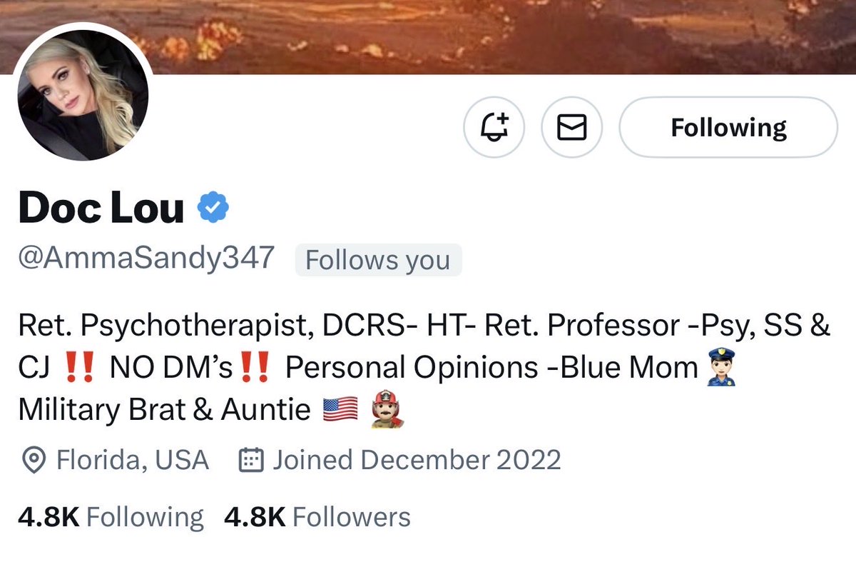 Steeler4ever (@steeler4ever79) on Twitter photo Let’s give this great patriot a boost and more friends. 
<a href="/AmmaSandy347/">Doc Lou</a> 
She will connect back. 😃😃😃🤝🤝🤝 Let’s give this great patriot a boost and more friends. 
<a href="/AmmaSandy347/">Doc Lou</a> 
She will connect back. 😃😃😃🤝🤝🤝
