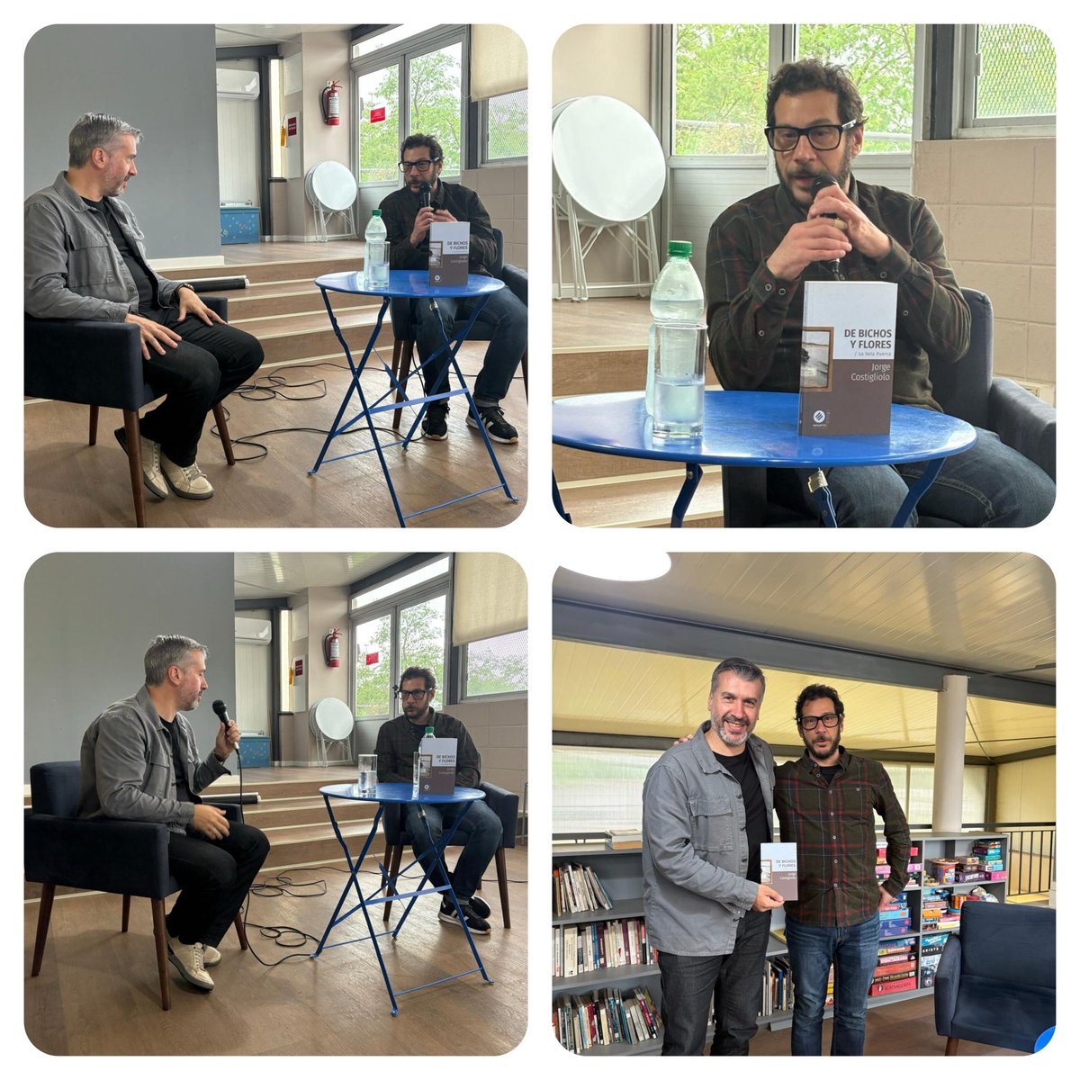 Divina actividad hoy en la Biblioteca Shangrilá con el gran <a href="/costigliolo/">Jorge Costigliolo</a> 

Hablamos largo y tendido sobre su precioso libro sobre la Vela, que publicó en el marco de la colección “Discos”, de <a href="/HUM_Estuario/">Casa editorial HUM</a> 

Hasta la próxima!

💙