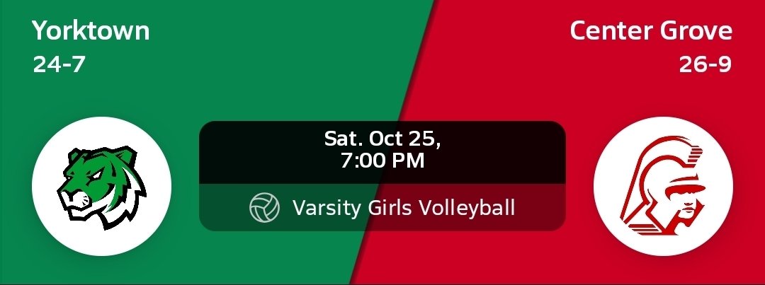 Yorktown Volleyball tweet media