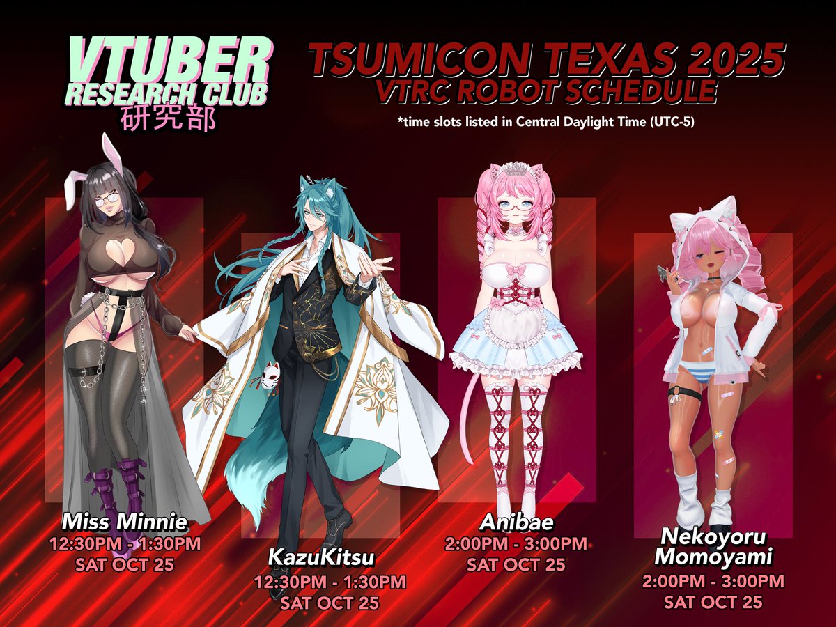 For anyone at TsumiCon, I will be roaming around as a robot! Try to find me🤣