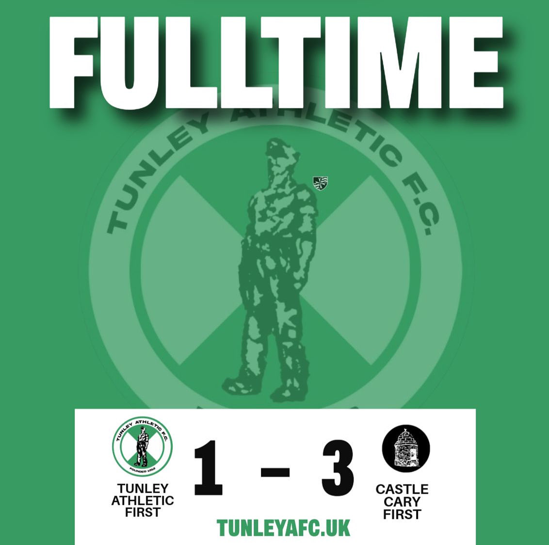 Tunley matched high-flying Castle Cary for long spells but take the 3-1 loss at The Rec  A superb penalty from Ben Curtis and several top saves from Ryan Edmunds highlighted another gritty team display. 💚💚 #UpTheTun tunleyafc.uk