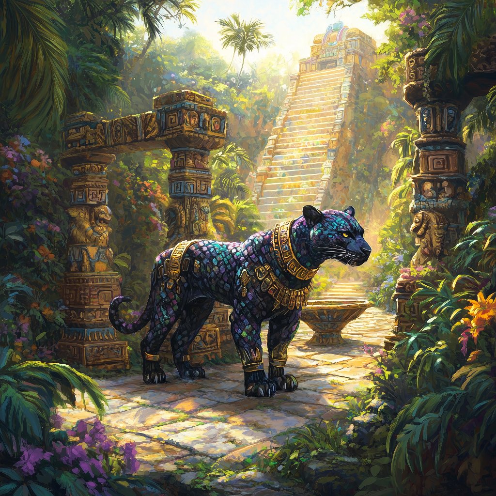 Another Amethyst-hued Jungle Queen going out to holder of Tenochtitlan Gardens Jaguar Warrior #12!

Incredible custom 1/1 works of art by our international award-winning artist and founder.