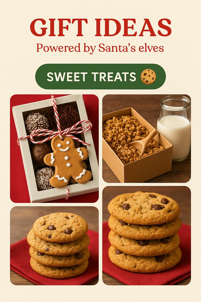 Still searching for the perfect present? Don’t worry — Santa’s elves have you covered! From cozy winter must-haves 🧣 to 
sweet holiday treats 🍪, timeless toys 🧸, and heartfelt DIY touches 💌… these magical ideas are straight from the North Pole.
#ElfPowered