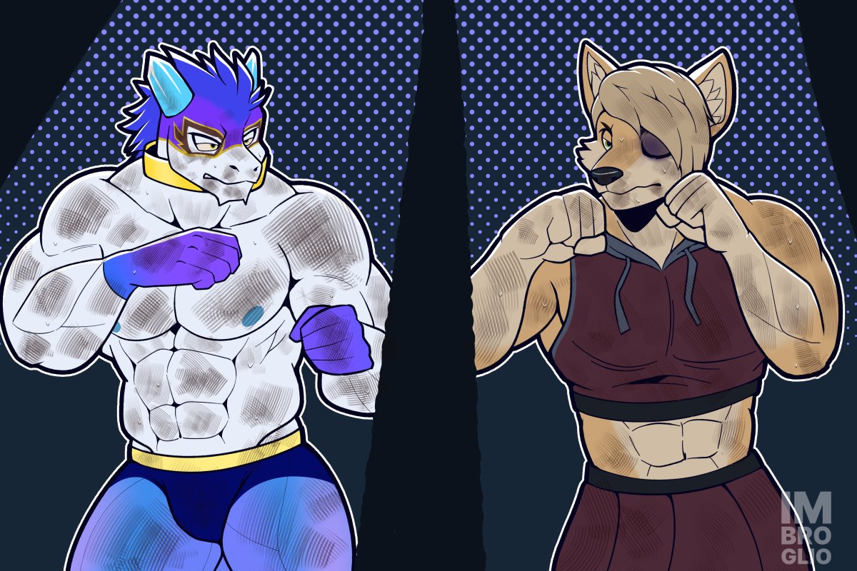 Fightober Day 24 - Bruise

Fight has been long and hard, but both fighters showed no sign of giving up. It's all just flesh wound for them

James Frost is <a href="/JamesFrost70/">James Frost</a> and Gale is <a href="/MapStuffages/">Gale</a>

#FIGHTOBER2025 #FFF