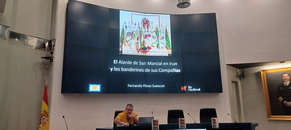 fundesvex's tweet photo. XL Congreso Nacional de Vexilología, "El Alarde de San Marcial en Irún y los banderines de sus compañías" por Fernando Pérez Suescun https://t.co/TiVR9XzrpO