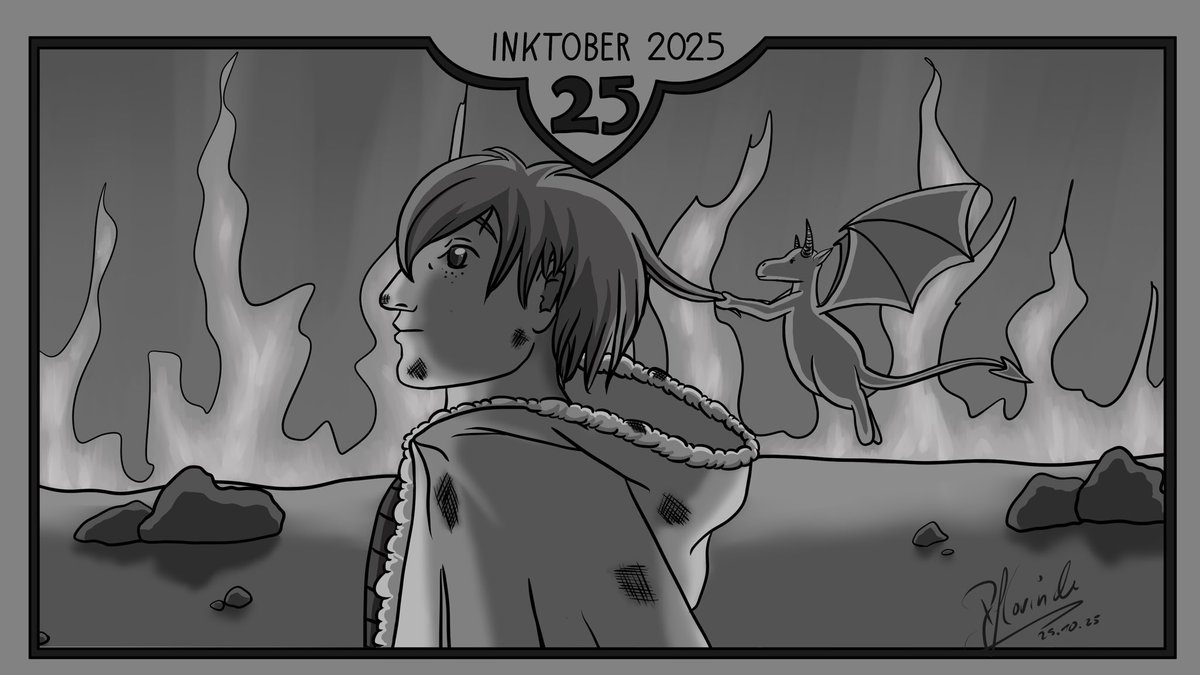Wo bin ich hier? 😳 Tag 25 vom #inktober #inktober2025 #inktoberday25 #inktober2025day25inferno #inktober2025inferno #art #artwork #artist #drawing #draw #paint #painting #digitalart #digitaldrawing #digitalartwork #digitalartist #comic #comicbookart #comics