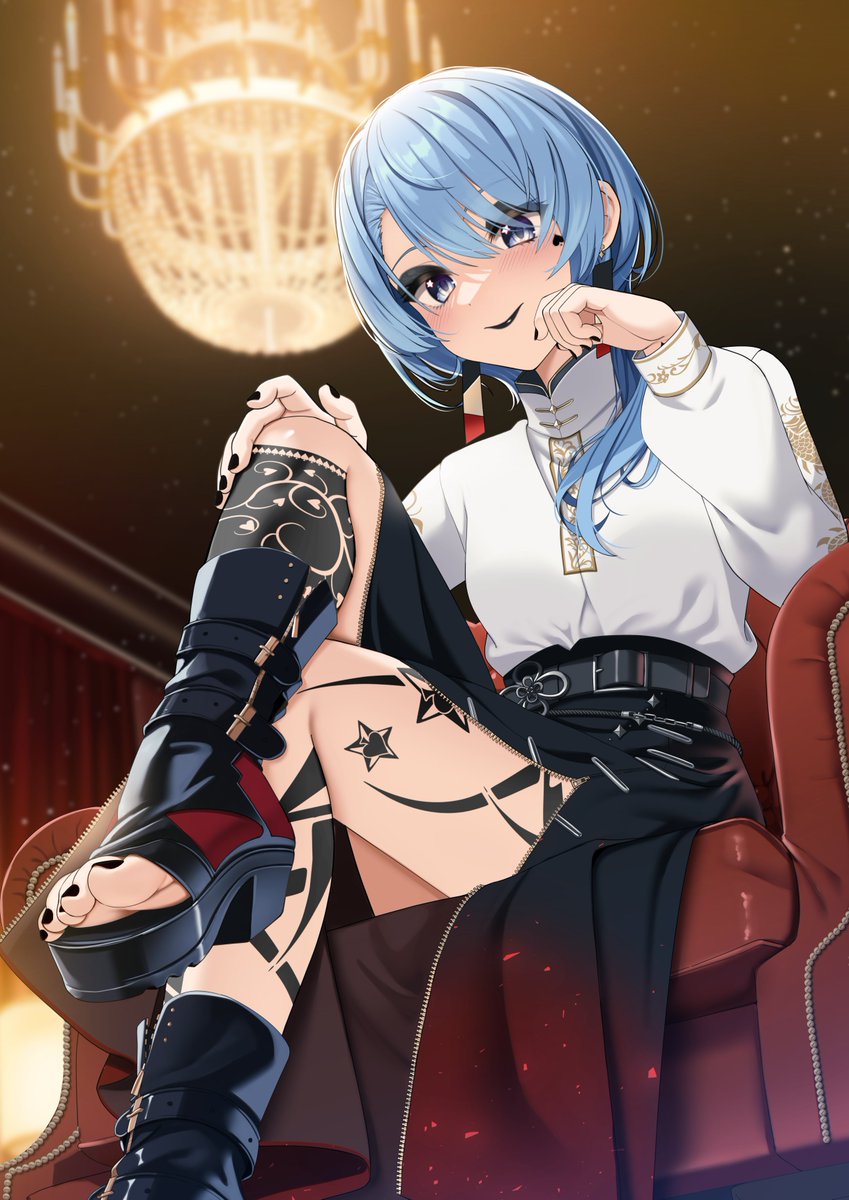 Classy goth and gyaru suisei comm 🩵

Artist: カジノCasino

This edit in no way reflects the preferences/beliefs of the original artist.