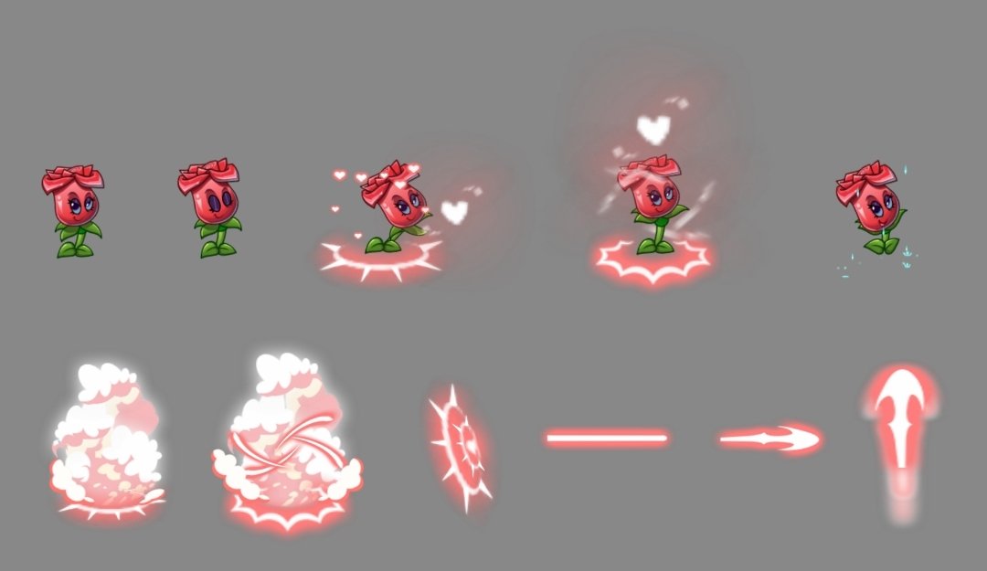 __Newspaper__'s tweet image. PVZ2 12.7 new plant✨
-Rose

#plantsvszombies #pvz2 #official