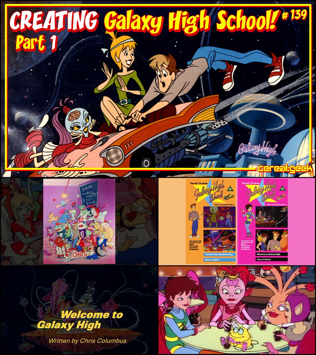 EPISODE #139 - In this four part video series I present the most in-depth, behind the scenes look at Galaxy High School; featuring never before seen production materials, artwork, model sheets, paperwork, unproduced episodes, and the series bible! :) - youtu.be/w7YmOOuCM-o