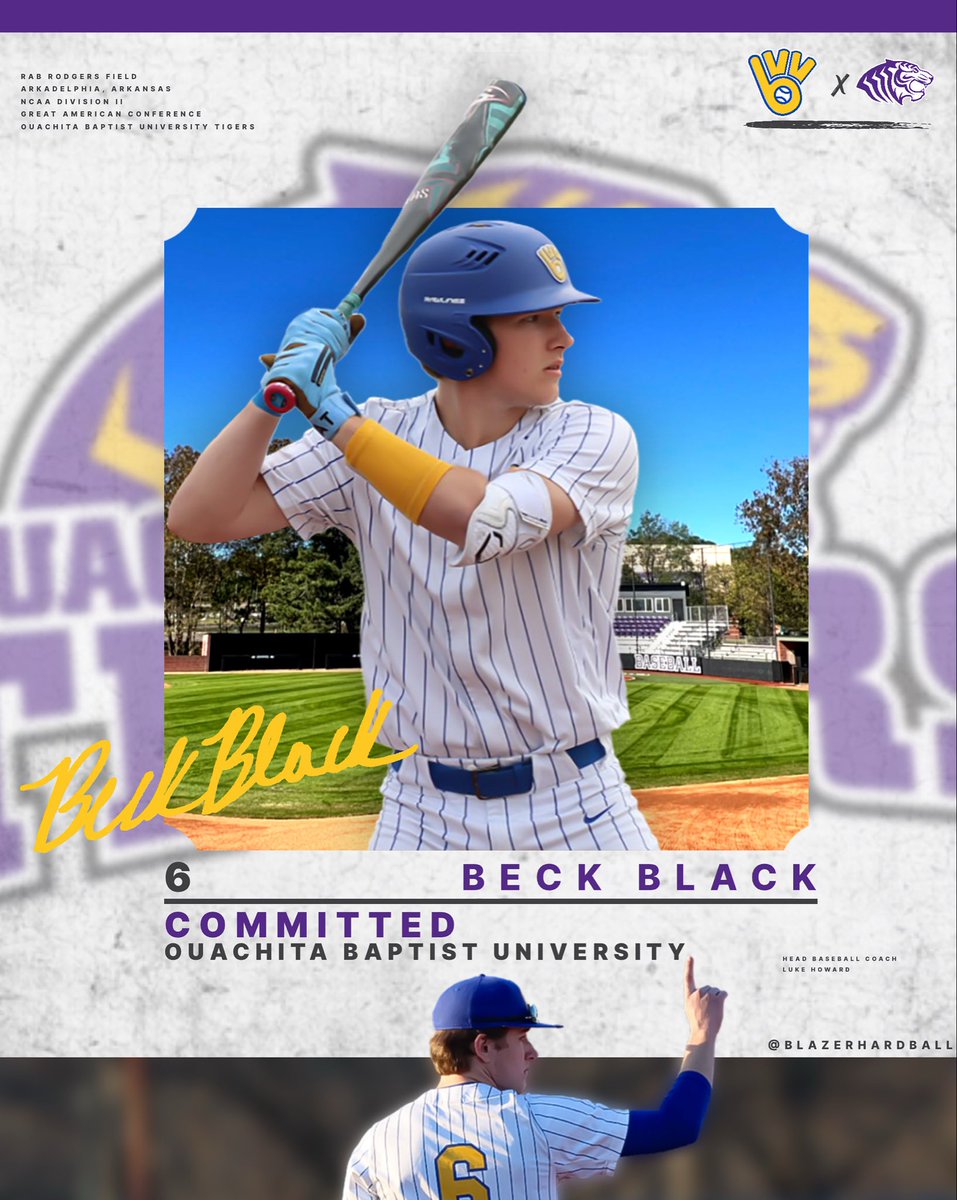 Senior <a href="/BeckBlack13/">Beck Black</a> has made a commitment to <a href="/OuachitaBSB/">Ouachita Baseball</a>!! Congratulations Beck!! The Pack is proud of you!! #packfirst