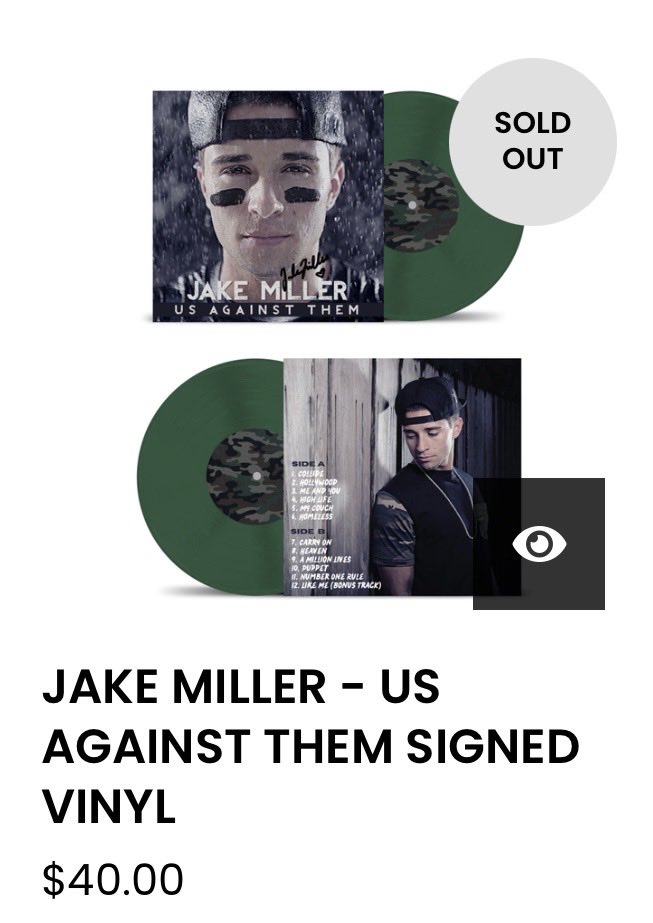 jakemiller's tweet image. SOLD OUT 💿🤯🫶🏽 Thank you! Can’t wait to sign these for you soon!