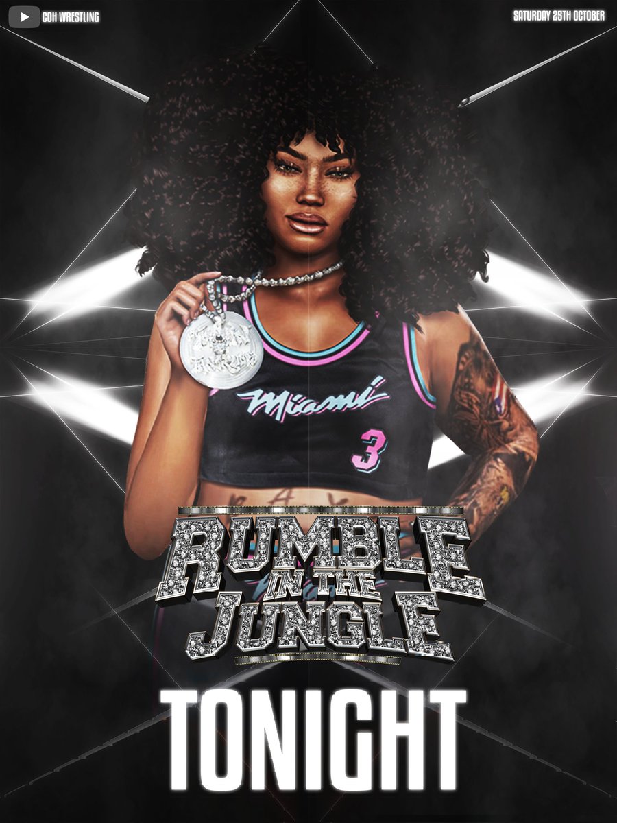 I got a good nites sleep, stayed away from that NASTY ass In n Out burger &amp; drank my water cuz Young Niyah gotta whoop ass twice tonight! 2 paychecks? 2 Titles?
 Iss up 🤑 and by it I mean my MONEYY
#FutureTagChamp
#RumbleWinner
TONIGHT  
6pm EST/11pm UK  youtube.com/@COHWrestling