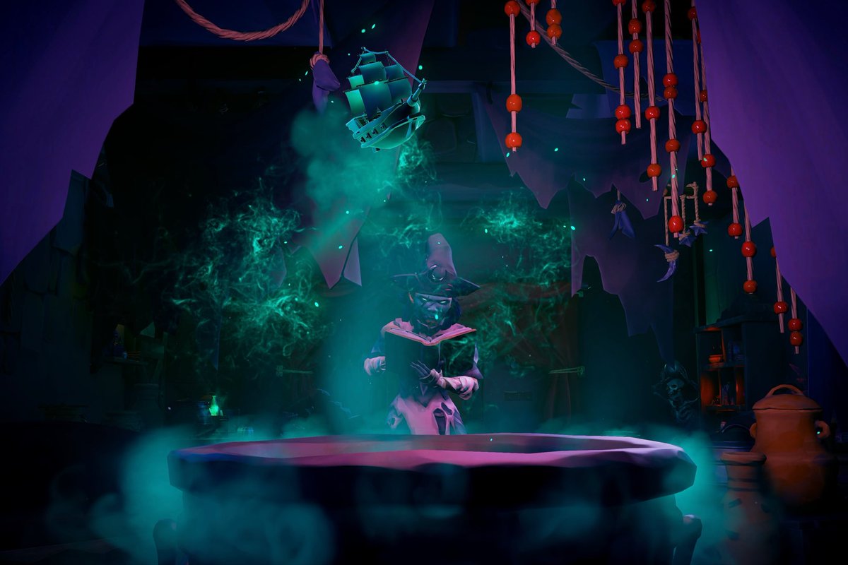 🧙🪄

Contest theme: haunted hulls
<a href="/SeaOfThieves/">Sea of Thieves</a> #sotshot #seaofthieves