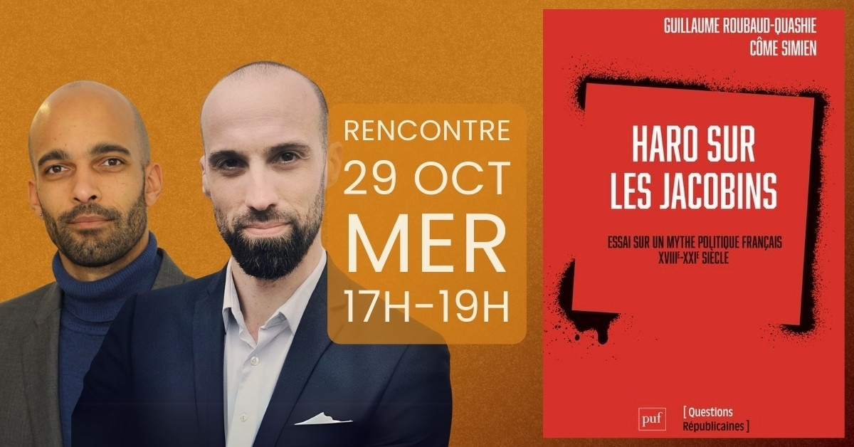 Amis auvergnats, la caravane jacobine s'arrête à la librairie Les Volcans de Clermont-Ferrand mercredi prochain. 
En attendant Nantes le 7 novembre et Dijon le 13.