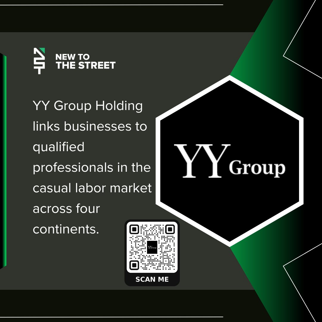 NewToTheStreet's tweet image. YY Group Holding Connects Businesses with Skilled Professionals Worldwide! 🚀✨
@YYGroupHolding (NASDAQ: YYGH) is revolutionizing the casual labor market, linking businesses to qualified professionals across four continents, driving global opportunity and workforce empowerment.…