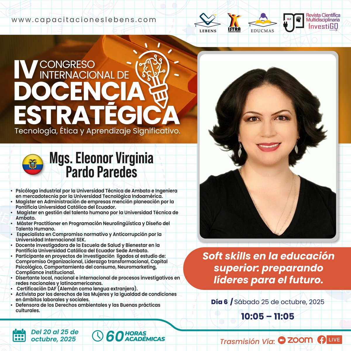 evpardoparedes's tweet photo. Me alegra muchísimo el haber compartido un par de reflexiones sobre los temas de 𝗦𝗼𝗳𝘁  𝘀𝗸𝗶𝗹𝗹𝘀 𝗲𝗻 𝗹𝗮 𝗲𝗱𝘂𝗰𝗮𝗰𝗶𝗼𝗻 𝘀𝘂𝗽𝗲𝗿𝗶𝗼𝗿:  𝗣𝗿𝗲𝗽𝗮𝗿𝗮𝗻𝗱𝗼 𝗹𝗶𝗱𝗲𝗿𝗲𝘀 𝗽𝗮𝗿𝗮 𝗲𝗹 𝗳𝘂𝘁𝘂𝗿𝗼. Gracias  @Leben_startup  por esta generosa invitación https://t.co/ACoSac2V6T