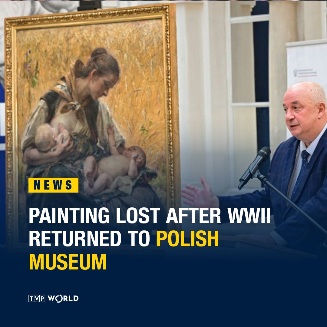 An early 20th-century painting called Summer, by Danish artist Bertha Wegmann, which was lost shortly after World War Two, has been returned to a museum in Poland after being identified at an art auction in Denmark.