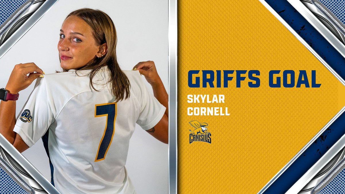 30' | CANISIUS GOAL! Skylar Cornell opens the scoring 

1-0 #Griffs
