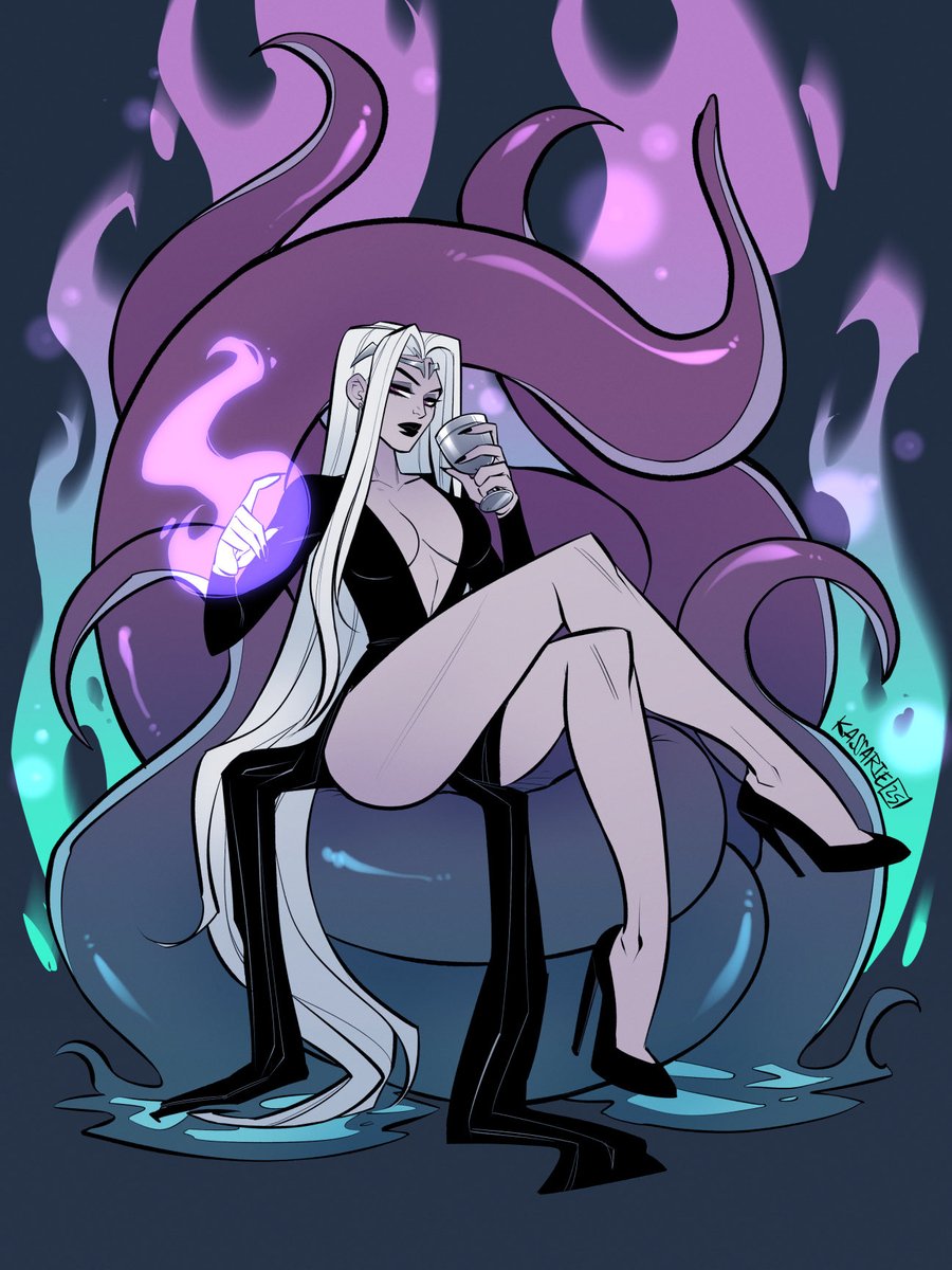 Lady Bothria, the main villain in Rowena the Barbarian who we will be seeing more of in chapter 2. 🐙