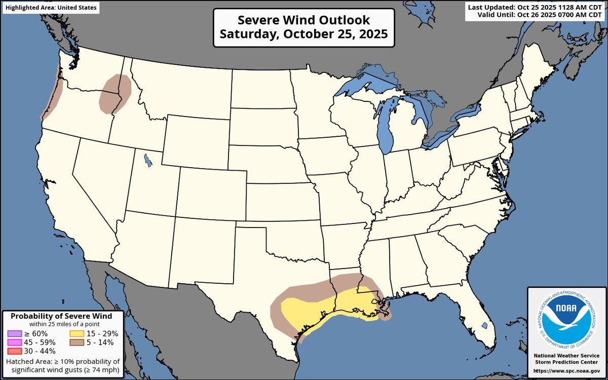 WeatherGamer45's tweet image. Today: A 5% tornado risk is in place for TX and LA, as a few brief tornadoes appear likely. In the early stages of the line of storms that will form, a few supercells may form, causing significant hail, damaging winds, and even a possibility for a brief strong tornado.

#tornado