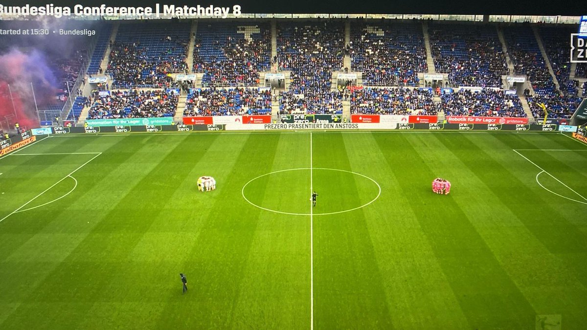 Samstag 25.10.2025, 15:30 Uhr: #tsgfch
 
Offizielle Zuschauerzahl: 24.127 in der PreZero Arena. 
Auslastung: 80,00% 

Wa(h)re Zuschauer: 15.542
Reale Auslastung: 52,54%